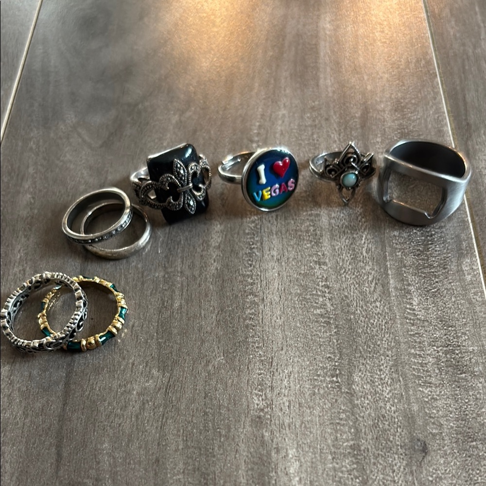 Assorted Rings set of 8
